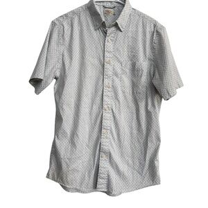 Faherty Legend Men’s Button Down Shirt Size M Short Sleeve Printed